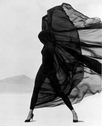VERSACE VEILED DRESS, EL MIRAGE, 1990